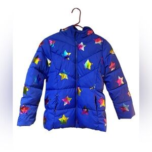 Wonder Nation Blue Jacket with Rainbow Stars